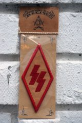 SS PATCH Rhombus REDK（バイカーワッペン・ひし形ワッペン・ナチス親衛隊SS）