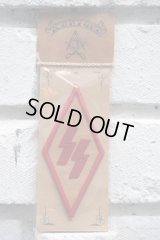 SS PATCH Rhombus REDK（バイカーワッペン・ひし形ワッペン・ナチス親衛隊SS）