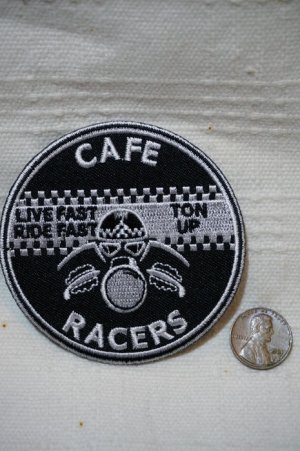 画像2: CAFE RACERS TON-UP ROUND PATCH（カフェレーサー・サークルワッペン）