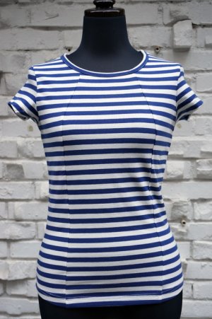 画像3: COLLECTIF ALICE T-SHIRT NAVY（コレクティフ ロカビリーボーダーTシャツ・ネイビー）