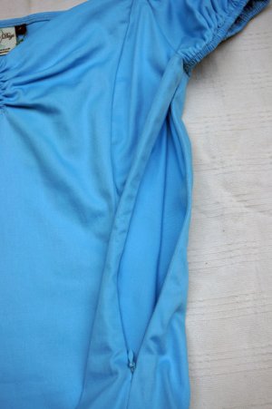 画像6: BANNED 50s WINNIE TOP BABY BLUE（50sスタイル オフショルダートップス ベイビーブルー）