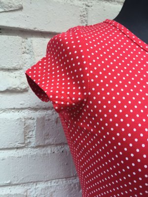 画像6: COLLECTIF ALICE MINI POLKA DOT T-SHIRT RED（コレクティフ　ミニドットTシャツ・レッド）