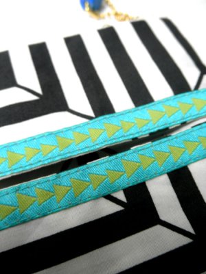 画像3: SMALL FABRIC POUCH RETRO SQUARE BLACK WHITE PATTERN (レトロ柄ファブリック ポーチ）