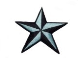 PATCH STAR LIGHT BLUE・トラディショナルスターワッペン・ライトブルー