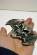 画像7: Bat wing and Skull Belt buckle（バットウイング×スカル　ベルトバックル） (7)