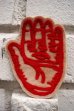 画像2: HAND PATCH RED【チェーンステッチ ハンド・ワッペン】 (2)