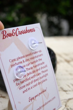 画像5: Vintage Stlye Joan diamanté hoop earrings Ivory Multi　（レトロ ヴィンテージ アクセサリー・フープピアス アイボリー）