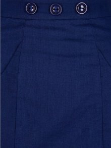 他の写真3: Collectif Vintage Style Plain Pencil Skirt Navy（ビンテージスタイル ペンシルスカート）