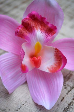 画像3: PIN-UP HAIR CLIP ORCHID PINK（フラワーヘアクリップ・ピンク ロカビリー ピンナップ）