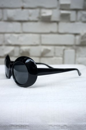 画像4: TOMMYGUN 60s・70ｓ・90ｓ ROUND FRAME SUNGLASSES BLACK （レトロ・サイケ 丸フレームサングラス）