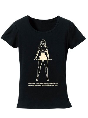 画像2: BIZARRE WOMAN BLACK S/S T-shirt