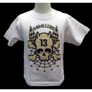 画像: CABALLERO KID'S Tees　13-SKULL