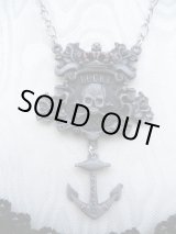 画像: SALE!! LUCKY-13 SKULL＆ANCHOR JEWELRY　（ラッキー１３スカル＆アンカーペンダント）