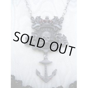 画像: SALE!! LUCKY-13 SKULL＆ANCHOR JEWELRY　（ラッキー１３スカル＆アンカーペンダント）