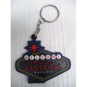 画像: VEGAS RUBBER KEY HOLDER（ラスベガスネオン ラバーキーホルダー）