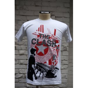 画像: THE CLASH　Short Sleeve  T-shirt Out Of Conrol　2（ザ・クラッシュ80s リプロ・ツアーTシャツ）