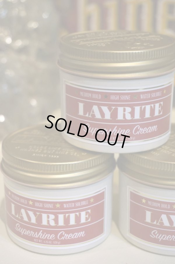 画像1: LAYRITE POMADE SUPERSHINE CREAM （レイライトポマード・スーパーシャイン）