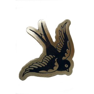 画像: SAILOR JERRY SWALLOW CROSS Belt buckles・セーラージェリー スワローベルトバックル