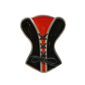 画像: CORSET Red belt buckle(コルセット型ベルトバックル）