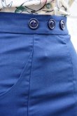画像7: Collectif Vintage Style Plain Pencil Skirt Navy（ビンテージスタイル ペンシルスカート）