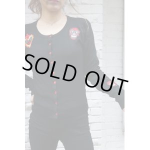 画像: BANNED SACRED HEART MEXICAN SKULL CARDIGAN（メキシカンスカル　カーディガン）