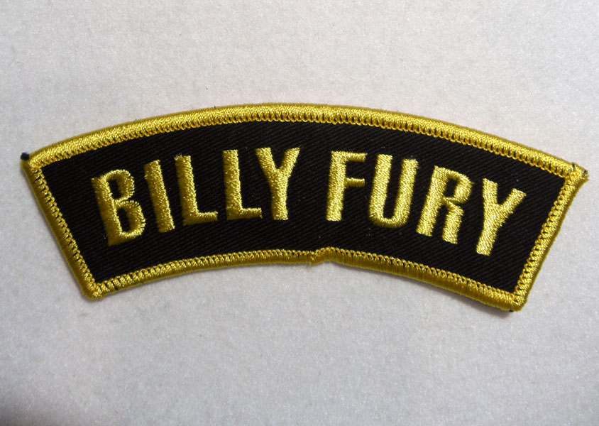 画像1: SHOULDER FLASH BILLY FURY（ロッカーズワッペン・ビリーフューリー）