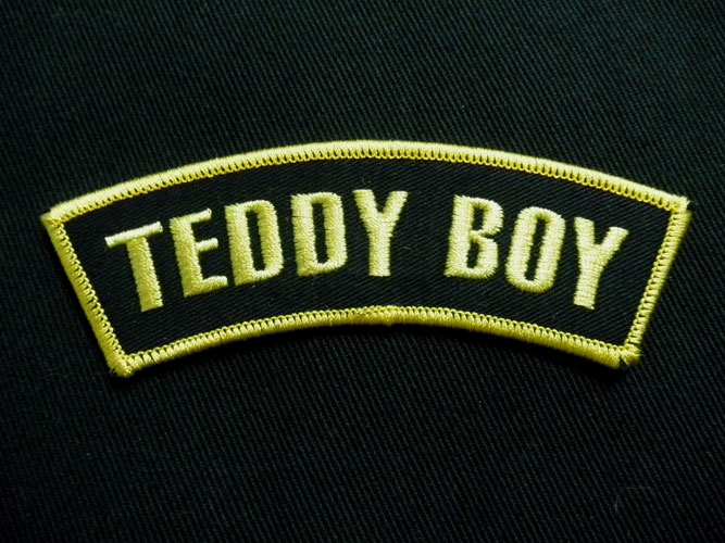 画像1: SHOULDER FLASH TEDDY BOY（ロッカーズワッペン・テディーボーイ）