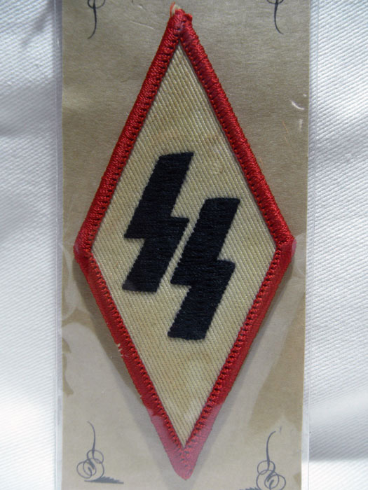 画像: SS PATCH Rhombus RED×BLACK（バイカーワッペン・ひし形ワッペン・ナチス親衛隊SS）