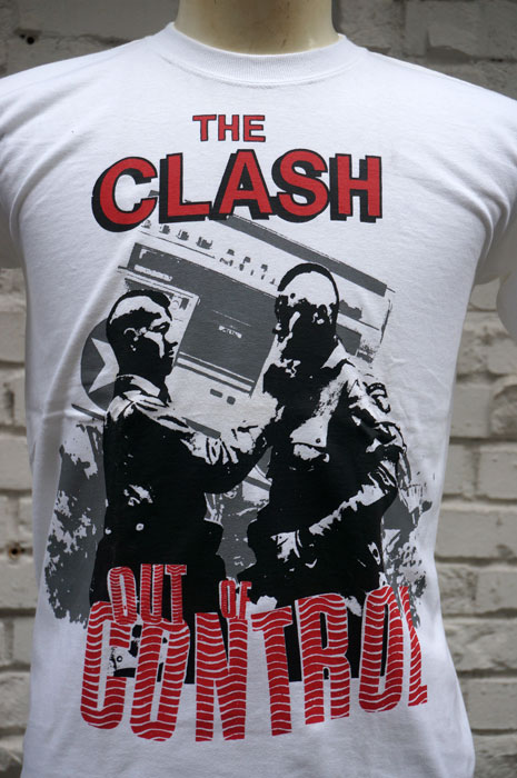 超レア THE CLASH 80s Tシャツ OUT OF CONTROL-