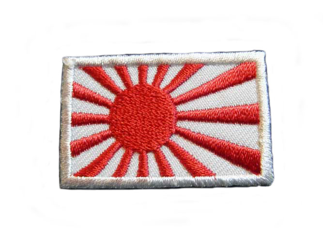 画像1: MINI NATIONAL FLAG PACH 日章旗 ・ライジングサン ミニワッペン