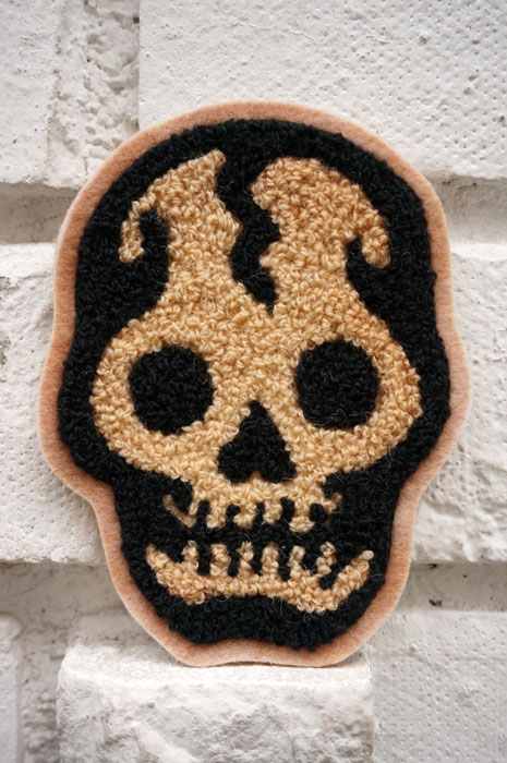 SKULL PATCH【スカル・刺繍ワッペン】